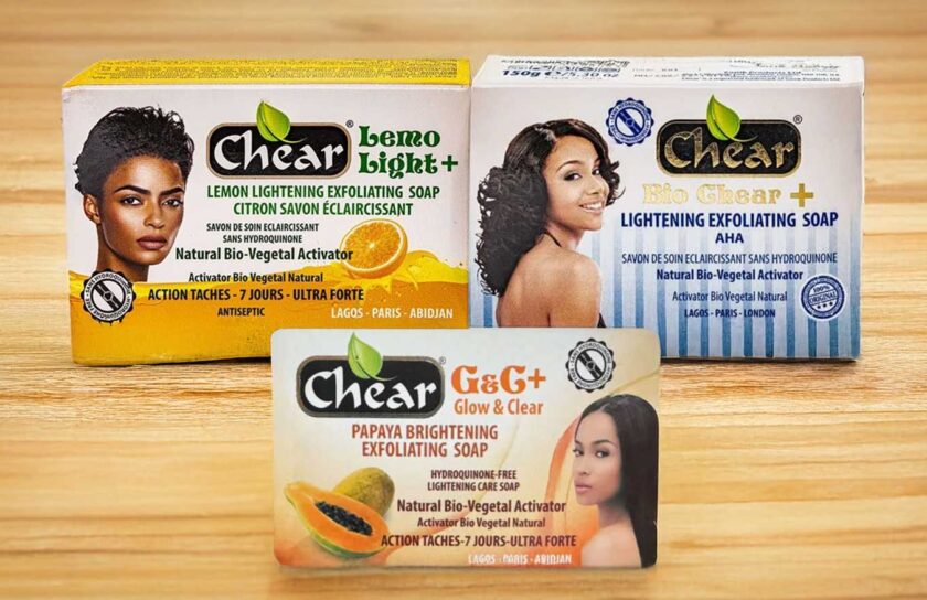 exfoliate skin with soap