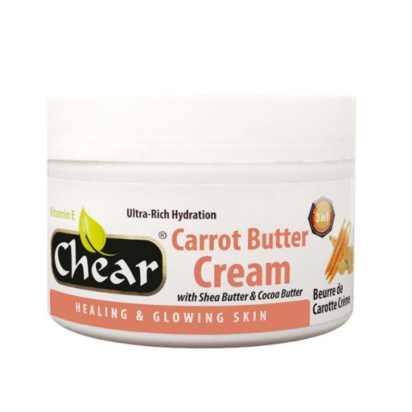 Chear Carrot Butter Cream with Shea Butter & Cocoa Butter For Hands & Skin