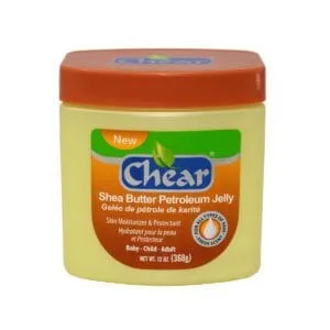 Chear Shea Butter Petroleum Jelly Skin Moisturiser & Protectant for dry skin and lips, ideal for nappy rash and soothing the skin.