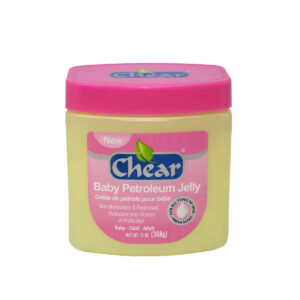Chear Baby Petroleum Jelly Skin Moisturiser & Protectant ideal for soothing the skin, help treating nappy rash, and soothing minor scrapes and burns.