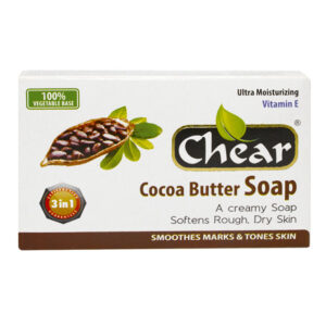 Chear Creamy Cocoa Butter Face & Body Soap is a rich lathering moisturising cream soap