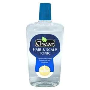 Chear Hair & Scalp Tonic fights dry hair, dry scalp and dandruff.