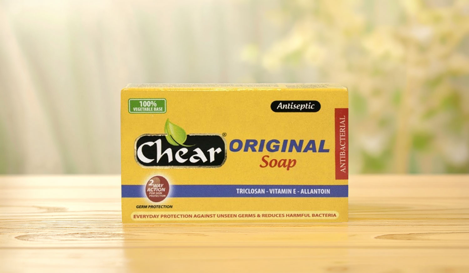 Antiseptic soap acne relief