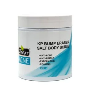 KP Bump Eraser salt body scrub for Acne, KP, Bumps and dryness