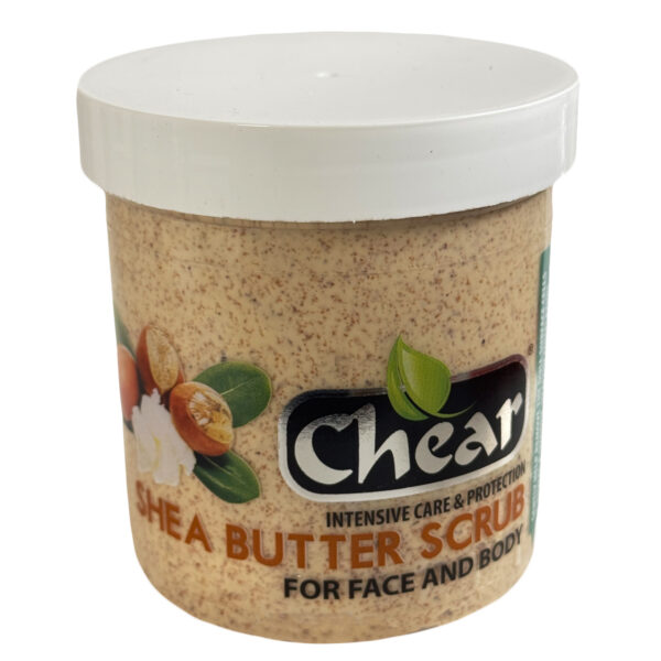 Chear Shea Butter Exfoliating Face & Body Scrub (454g)