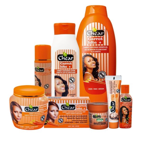 Carrot Lite + Skin Lightening KIT (8 ITEMS)