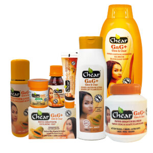 G&C+ Clear Papaya Lightening Brightening Kit (8 Items)